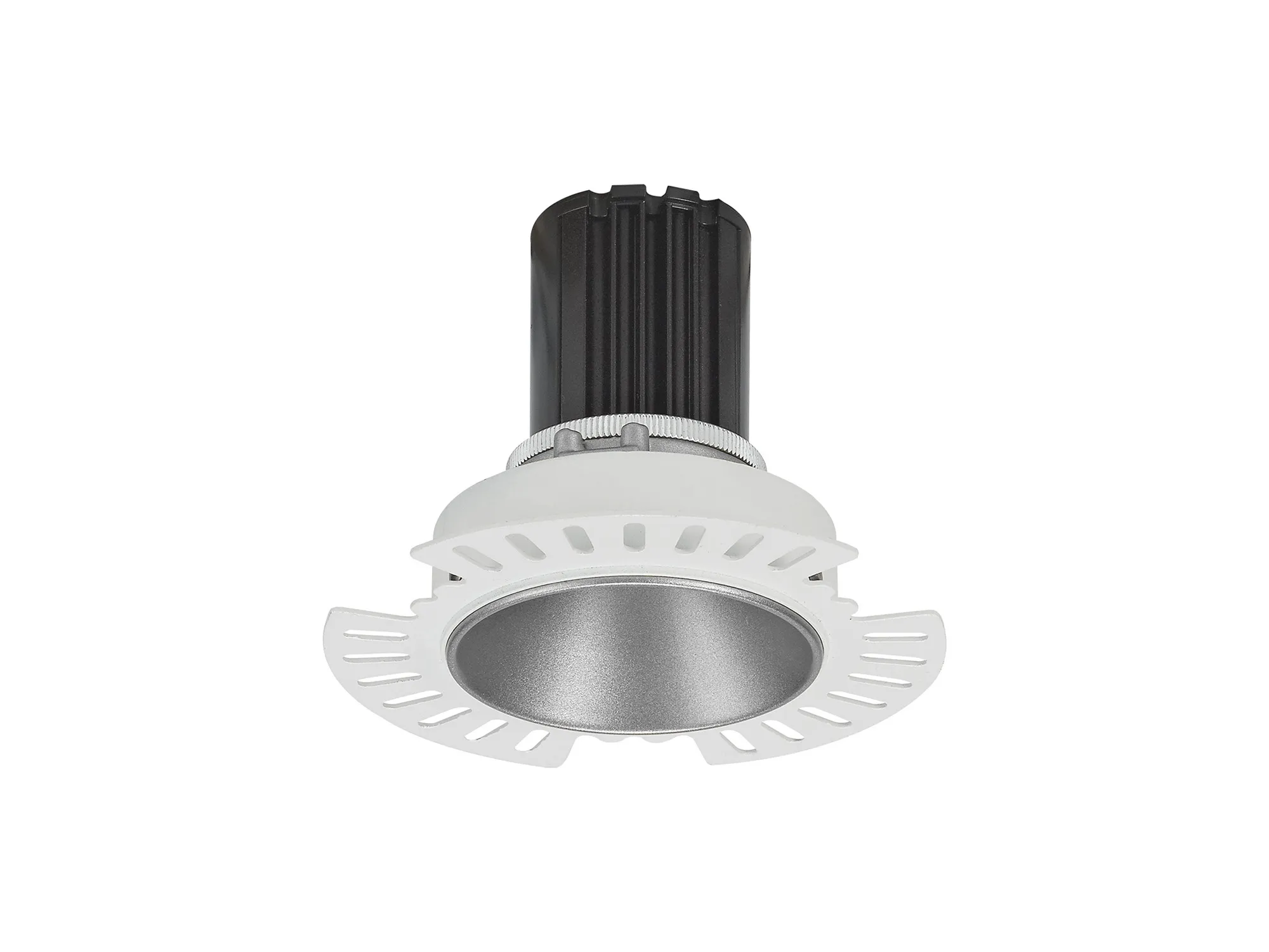 Basy 10 Tridonic Powered 10W 2700K 710lm 36° CRI>90 LED Engine Silver Fixed Recessed Spotlight, IP20 DM200954  Dlux Basy 10
